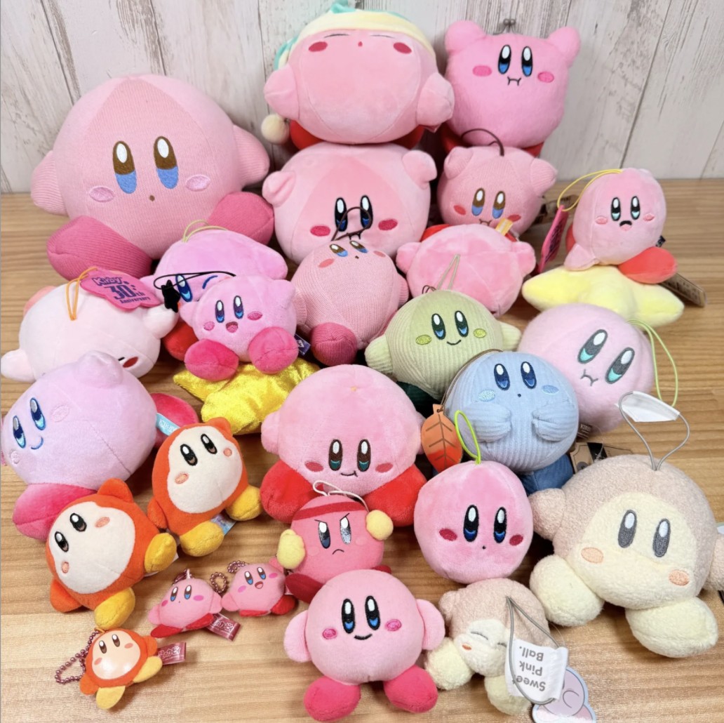 買取したカービィぬいぐるみのまとめ売り